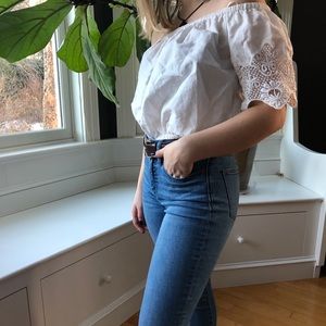 Zara Off-the-Shoulder Blouse